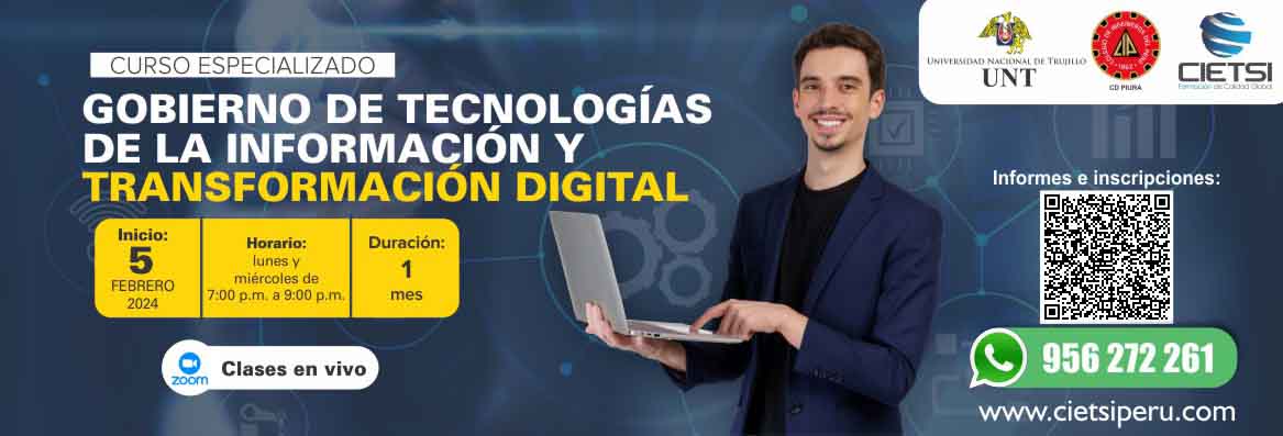 CURSO ESPECIALIZADO GOBIERNO DE TECNOLOGÍAS DE LA INFORMACIÓN Y TRANSFORMACIÓN DIGITAL 2024